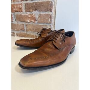 Bruno Magli‎ Riskor Oxford Dress Shoes Men’s Size 10M Brown Made in ITALY